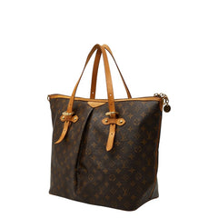 ルイ ヴィトン モノグラム パレルモGM ハンドバッグ トートバッグ M40146 ブラウン PVC レザー レディース LOUIS VUITTON 【中古】