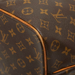 ルイ ヴィトン モノグラム パレルモGM ハンドバッグ トートバッグ M40146 ブラウン PVC レザー レディース LOUIS VUITTON 【中古】