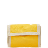 エルメス タピドセル クラッチバッグ セカンドバッグ イエロー キャンバス レディース HERMES 【中古】