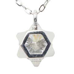 Pt950 プラチナ ダイヤ0.505ct ペンダント ネックレス レディース 【中古】