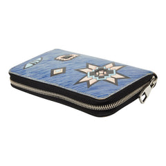 ルイ ヴィトン エピ ジッピーウォレット サマー スターダスト 長財布 M61494 ブルー レザー レディース LOUIS VUITTON 【中古】