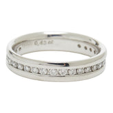 Pt900 プラチナ ダイヤ0.43ct フルエタニティリング リング 指輪 レディース 9.5号 【中古】