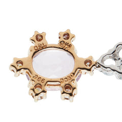 K18YG イエローゴールド K18WG ホワイトゴールド K14WG ホワイトゴールド アメジスト5.32ct アクアマリン ダイヤ0.60ct ピアス レディース 【中古】