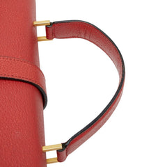 セリーヌ ハンドバッグ ショルダーバッグ 2WAY トップハンドル レッド レザー レディース CELINE 中古