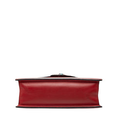 グッチ バンブー リリス コーラルスネーク スモール ハンドバッグ ショルダーバッグ 2WAY 453751 レッド レザー パイソン ビジュー レディース GUCCI 【中古】