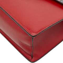 グッチ バンブー リリス コーラルスネーク スモール ハンドバッグ ショルダーバッグ 2WAY 453751 レッド レザー パイソン ビジュー レディース GUCCI 【中古】