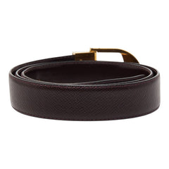 ルイ ヴィトン サンチュール クラシック ベルト ベルト サイズ:110/44 アカジュー ブラウン レザー メンズ LOUIS VUITTON 【中古】