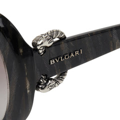 ブルガリ サングラス グラデーションレンズ 8077-A グレー ブラック プラスチック レディース BVLGARI 【中古】