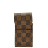 ルイ ヴィトン ダミエ エテュイ シガレット シガレットケース N63024 ブラウン PVC レザー レディース LOUIS VUITTON 【中古】