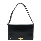 ディオール ロゴ ワンショルダーバッグ ブラック レザー レディース Dior 【中古】