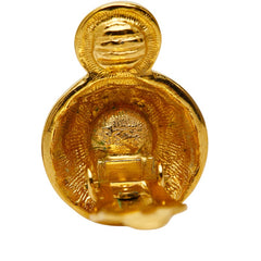 シャネル ココマーク ビジュー イヤリング ゴールド メッキ レディース CHANEL 【中古】