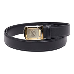 カルティエ マストライン サントス ベルト ブラック レザー メンズ CARTIER 【中古】