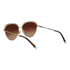 ティファニー サングラス TF3075 ブラウン ゴールド金具 レディース TIFFANY&Co. 【中古】