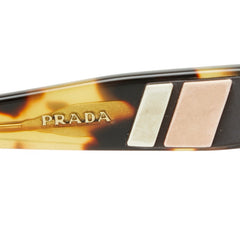プラダ ボストンフレーム サングラス SPR17T DHO-4K0 ブラウン マルチカラー プラスチック レディース PRADA 【中古】