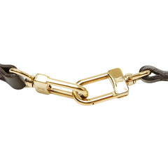 ルイ ヴィトン ショルダーストラップ ブラウン レザー レディース LOUIS VUITTON 【中古】
