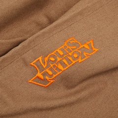 ルイ ヴィトン ワークパンツ サイズ30 ブラウン コットン スウェード メンズ LOUIS VUITTON 【中古】