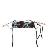 ルイ ヴィトン LVフレンズ マスクカバー MP2954 ブラウン マルチカラー コットン シルク レディース LOUIS VUITTON 【中古】