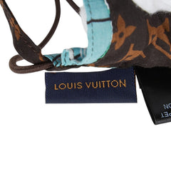 ルイ ヴィトン LVフレンズ マスクカバー MP2954 ブラウン マルチカラー コットン シルク レディース LOUIS VUITTON 【中古】