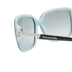 ティファニー サングラス TF 4043-B ブラック ライトブルー プラスチック レディース TIFFANY&Co. 【中古】