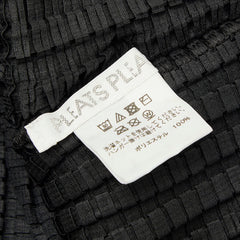 プリーツプリーズ ブラウス カットソー ボートネック サイズ:3 ブラック ポリエステル レディース PLEATS PLEASE 【中古】