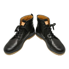 ルイ ヴィトン - レースアップブーツ サイズ6 1/2 ブラック レザー メンズ LOUIS VUITTON 【中古】