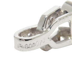 Pt900 プラチナ アメジスト0.73ct ダイヤ0.105ct ペンダントトップ ネックレス レディース 【中古】