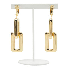 K18YG イエローゴールド チェーンモチーフ ピアス レディース 【中古】