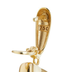 K18YG イエローゴールド チェーンモチーフ ピアス レディース 【中古】