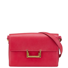 サンローラン クラシック ルル 斜め掛け ショルダーバッグ 318025 ピンク レザー レディース SAINT LAURENT 【中古】