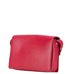 サンローラン クラシック ルル 斜め掛け ショルダーバッグ 318025 ピンク レザー レディース SAINT LAURENT 【中古】