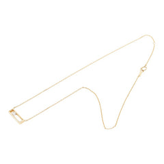 K18YG イエローゴールド ダイヤ0.25ct ネックレス レディース 【中古】