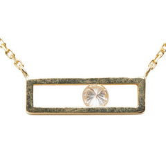 K18YG イエローゴールド ダイヤ0.25ct ネックレス レディース 【中古】
