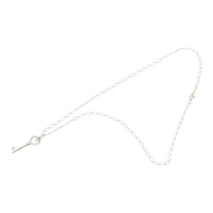 ティファニー ハートキー チェーン ペンダント ネックレス SV925 シルバー レディース TIFFANY&Co. 【中古】