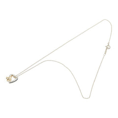 ティファニー ハートリボン ネックレス SV925 シルバー K18YG イエローゴールド コンビ レディース TIFFANY&Co. 【中古】