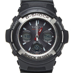 カシオ G-SHOCK 腕時計 AWG-M100 グレー文字盤 ラバー メンズ CASIO 【中古】