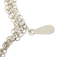 ティファニー エルサ ペレッティ メッシュ チェーン ネックレス シルバー SV925 シルバー レディース TIFFANY&Co. 【中古】