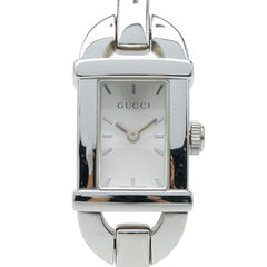 グッチ 腕時計 6800L クオーツ シルバー文字盤 ステンレススチール レディース GUCCI 【中古】
