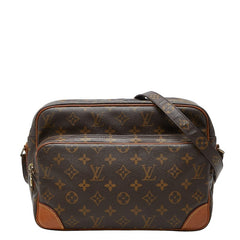 ルイ ヴィトン モノグラム ナイル ショルダーバッグ M45244 ブラウン PVC レザー レディース LOUIS VUITTON 【中古】