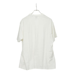 バーバリー TBモノグラム ロゴ Tシャツ サイズM ホワイト レッド コットン メンズ BURBERRY 【中古】