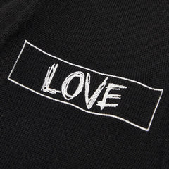 ジバンシー LOVE カーディガン サイズS ブラック ウール メンズ Givenchy 【中古】