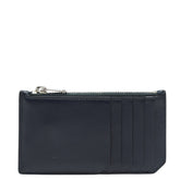 サンローラン カードケース コインケース フラグメントケース 458589 ネイビー レザー レディース SAINT LAURENT 【中古】