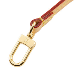 ルイ ヴィトン ショルダーストラップ 53.5cm ベージュ ゴールド金具 レザー レディース LOUIS VUITTON 【中古】