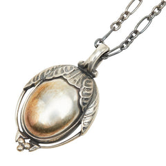 ジョージジェンセン フルーツ ペイントネックレス シルバー SV925 シルバー レディース Georg Jensen 【中古】