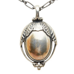 ジョージジェンセン フルーツ ペイントネックレス シルバー SV925 シルバー レディース Georg Jensen 【中古】