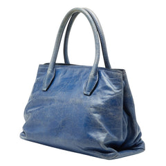 ミュウミュウ ハンドバッグ ショルダーバッグ 2WAY RN1069 ブルー レザー レディース MIUMIU 【中古】