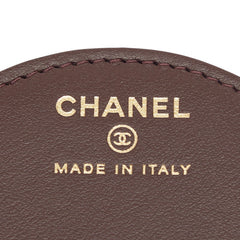 シャネル ココマーク パリ ハンブルク ミラー チャーム ネイビー ウール レディース CHANEL 【中古】