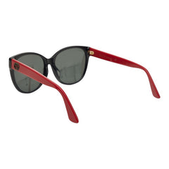 グッチ インターロッキングG サングラス GG0097SA レッド ブラック バイカラー プラスチック レディース GUCCI 【中古】