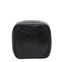 シャネル ココマーク ハンドバッグ ブラック キャビアスキン レディース CHANEL 【中古】