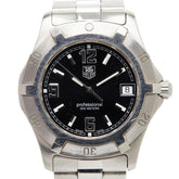 タグホイヤー エクスクルーシブ 腕時計 WN1110 クオーツ ブラック文字盤 ステンレススチール メンズ TAG HEUER 【中古】