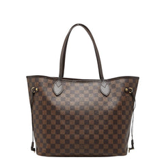 ルイ ヴィトン ダミエ ネヴァーフルMM ショルダーバッグ トートバッグ N51105 ブラウン PVC レザー レディース LOUIS VUITTON 【中古】